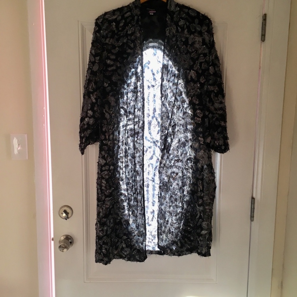 SOLD ON ETSY 💔 Bohemian duster sheer lurex - Picture 2 of 8